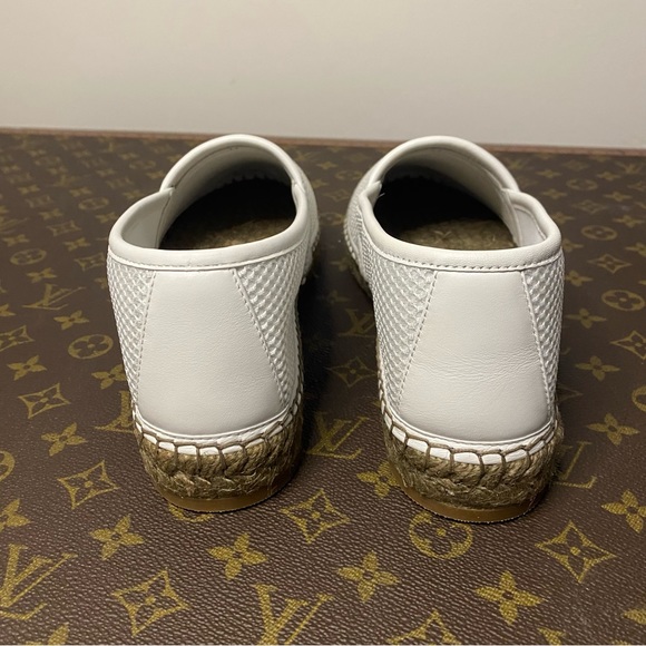 BRUNELLO CUCINELLI Leather Monili White Espadrilles SZ US 7, 9, 9.5 - Picture 8 of 8